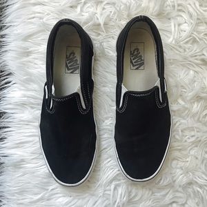 Black slip on vans